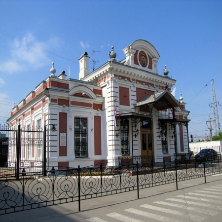 Императорский павильон железнодорожного вокзала. Нижний Новгород