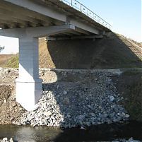 Мост через реку Балахонка на автомобильной дороге Кемерово-Яшкино-Тайга 31+839 км. Кемеровская область