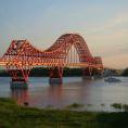 Мост через реку Иртыш на трассе Ханты-Мансийск-Нягань