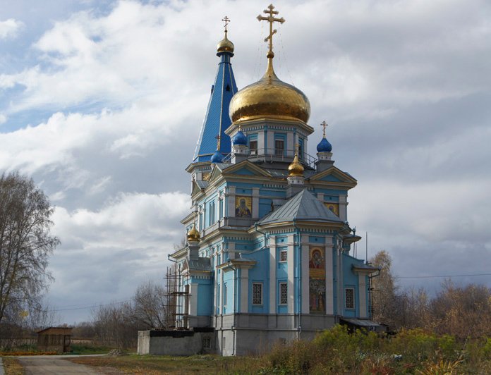 Храм в честь иконы Божией Матери Казанской. Краснообск. Новосибирская область