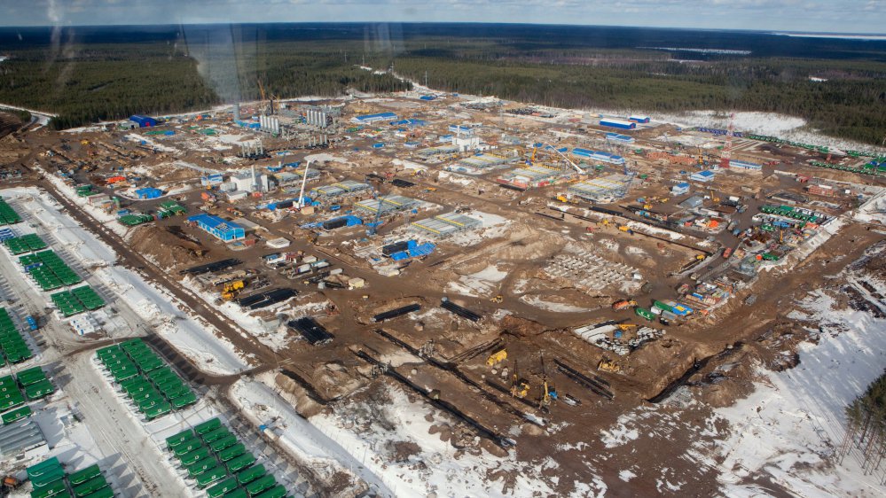 КС Портовая, в составе Северо-Европейского газопровода, участок Грязовец-Выборг, Северный поток (Nord Stream). Ленинградская область