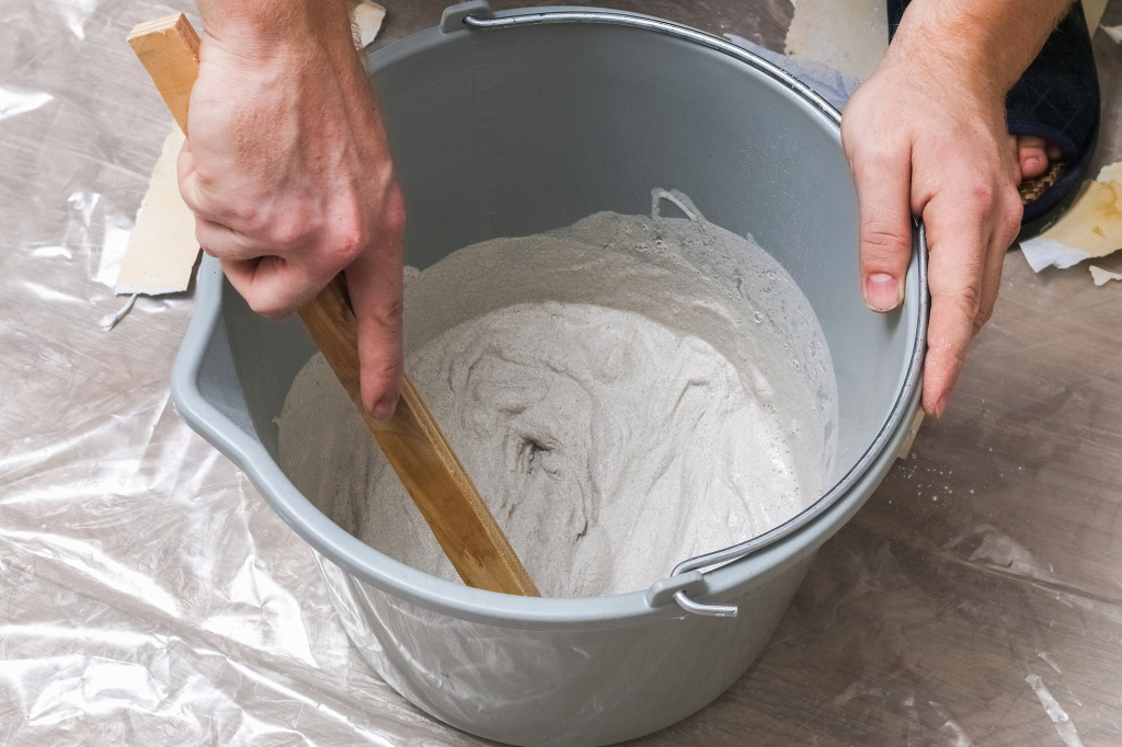 Подготовка состава для гидроизоляции